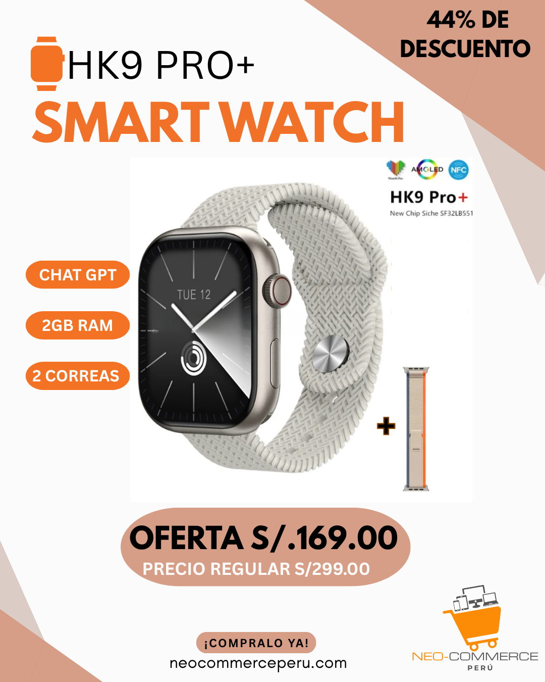 Smart Watch HK9 PRO +